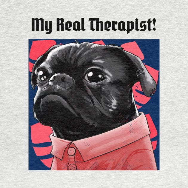 My Real Therapist amazing dogs by G2GTees